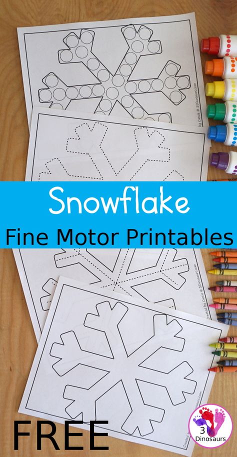 Snow And Ice Theme Preschool Winter Craft, Snow And Ice Theme Preschool, Snowflake Loose Parts, Build A Snowflake, Winter Special Education Activities, January Craft Preschool, January Craft For Kindergarten, Ten Sparkly Snowflakes Activities, Winter Center Ideas Preschool