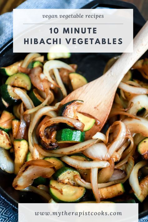 Japanese Zucchini And Onions, Hibachi Zucchini And Onions, Hibachi Veggies Recipes, Vegetable Hibachi Recipe, Zucchini And Onions Sauteed, Hibachi Recipes Veggies, Hibachi Veggies, Hibachi Vegetables Recipe, Homemade Hibachi