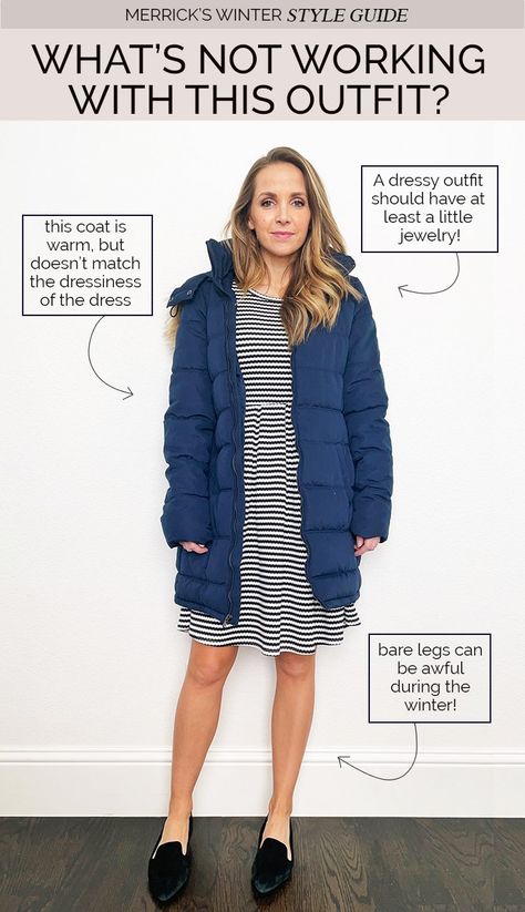 winter outfit with dresses Winter Dress Outfit Dressy, Wear A Dress In Winter, Wrap Dress Winter, Winter Dressy Outfits, Dress In Winter, Winter Style Guide, Cold Weather Outfits Winter, Cold Weather Dresses, Outfits Dressy