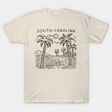 South Carolina Beach Summer Vacation - Summertime - T-Shirt | TeePublic South Carolina Beach, South Carolina Beaches, Carolina Beach, Beach Summer, South Carolina, Summer Vacation, Summer Beach, T Shirt