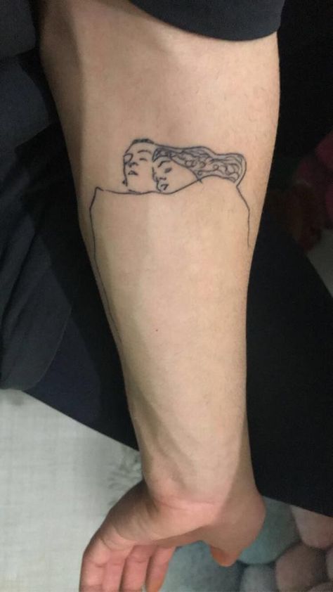 Egon Schiele Lovers, Egon Schiele Tattoo, Unforgettable Tattoo, Minimalist Tattoo Ideas, Funky Tattoos, Skin Drawing, Tattoo Fails, Egon Schiele, Poke Tattoo