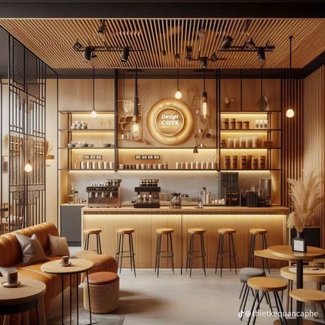 Coffee Shop Design Interior, Cake Shop Interior, Coffee Shop Architecture, Coffee Shop Concept, Shop Architecture, Bar Counter Design, Coffee Shop Interior, Small Cafe Design, Coffee Shop Interior Design