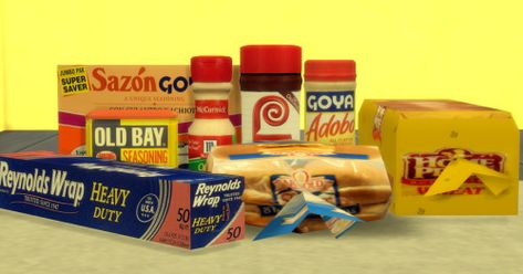 Clutter Decor, Soul Food Seasoning, Liking Yourself, Food Seasoning, Sims 4 Kitchen, Sims Baby, Play Sims 4, Sims 4 Clutter, Bread Food