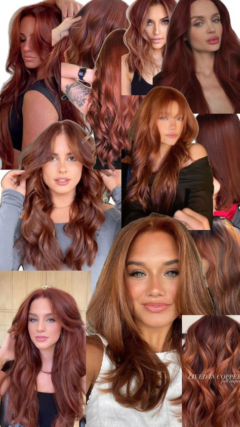 Copper hair inspo Cowgirl Copper, Cowgirl Hair, Schwarzkopf Hair Color, Red Blonde Hair, Hair Projects, Ginger Hair Color, Hair Color Auburn, Copper Hair Color, Auburn Hair