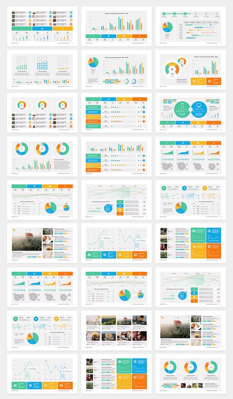 Social Media KPI Dashboard PowerPoint Template. 20 Unique Slides. Kpi Dashboard Design, Social Media Kpi, Social Media Report, Kpi Dashboard, Powerpoint Design Templates, Colour Theme, Dashboard Design, Report Template, Powerpoint Design