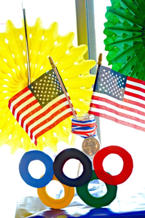 Olympic Party Food, Olympics Aesthetic, Olympic Birthday Party, Olympic Party Games, Olympics Decorations, Lifesaver Candy, Olympic Crafts, Olympics Party, Olympic Theme