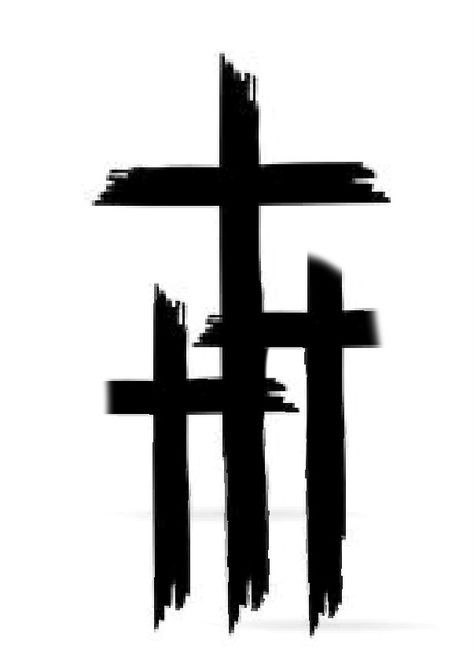 3 Crosses Tattoo Men Leg, 3 Crosses Tattoo Men Bicep, Three Cross Tattoos For Men, 3cross Tattoo Design, Crosses Tattoos For Men, Three Crosses Tattoo Stencil, Three Crosses Tattoo Design Stencil, 3 Crosses Tattoo Men Stencil, 3 Crosses Tattoo Men Neck