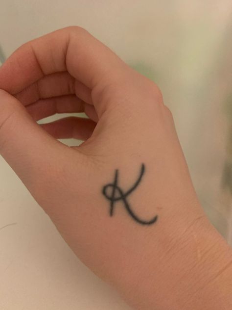 65 Amazing K Letter Tattoo Designs and Ideas K Tattoos, K Letter Tattoo, K Letter Design, Letter Tattoos On Hand, K Words, Letter K Tattoo, K Name, Letter K Design, Tattoo Letters