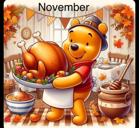 Pooh Thanksgiving, Eeyore Quotes, Mom In Heaven Quotes, Happy Thanksgiving Pictures, Best Christmas Wishes, Winnie The Pooh Cartoon, Disney Best Friends, Mom In Heaven, Thanksgiving Pictures