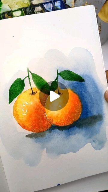 Irshad Ahmad Ansari on Instagram: "🍊 Ever struggled with painting oranges? Let's change that! 🎨  This reel will teach you how to create juicy, realistic oranges with watercolor. Stay tuned!  watercolor orange how to paint orange watercolor watercolor orange tutorial watercolor orange techniques watercolor orange painting  #watercolorpainting #orangepainting #easytutorial #WatercolorTips #artreels" Orange Watercolor Painting, Fruits Painting Watercolor, Fruits Watercolor Painting, Oranges Watercolor Paintings, Watercolor Fruit Paintings, Orange Water Color, Watercolor Tangerine, Fruit Watercolor Painting, Orange Fruit Painting