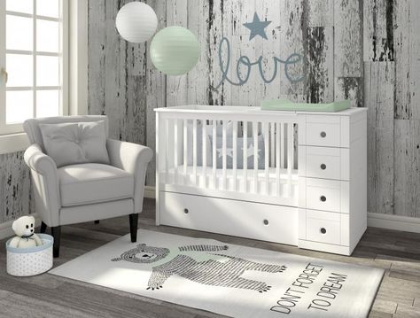 #3in1Cot is one of our best selling #cot #beds. It is designed for limited nursery spaces. Quality and beautiful baby cot with loads of storage. see more at http://funique.co.uk Cot Bed With Storage, Storage Cot Design, Baby Cots Design, Baby Cot Ideas, Baby Cot Design, Baby Bed Design, Cot Ideas, Cot With Storage, Cot Design