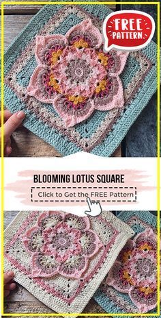 Crochet Lotus Mandala Pattern, Sophie's Universe Crochet Free Pattern, Crochet Blankets And Afghans, Lotus Crochet Pattern Free, Motif Blanket Crochet, Lotus Flower Crochet Pattern Free, Crochet Flower Mandala Pattern, Basic Crochet Blanket Patterns, Lotus Flower Granny Square