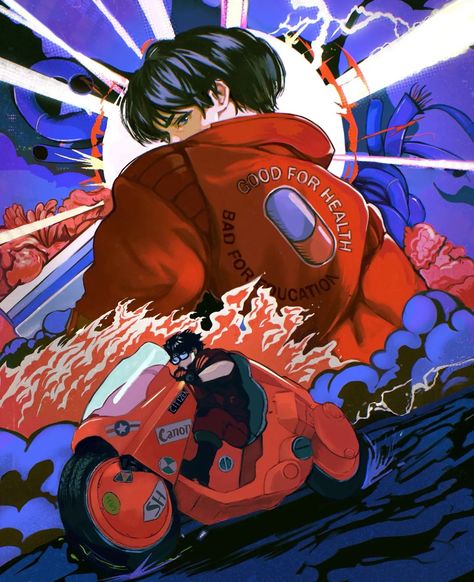 JORDAN_✨🌈 (@dordan_draws) • Instagram photos and videos Akira Fanart, Akira Wallpaper, Akira Manga, Akira Anime, Katsuhiro Otomo, Neo Tokyo, I Forgot, Drawing Poses, Interesting Art