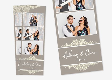 Lace Wedding Ideas, Wedding Photo Booth Template, Wedding Photo Booth Ideas, Photo Booth Template, Lace Wedding Decorations, Rustic Photo Booth Template, 2x6 Photo Booth Template, Wedding Photo Booth Strip Rustic Photo Booth, Album Photography, Photo Booth Company, Mickey Mouse Decorations, Booth Wedding, Photobooth Template, Christmas Photo Booth, Photo Boxes, Green Wedding Colors