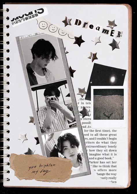 Jungkook Scrapbook, Jungkook Journal Ideas, Jungkook Journal, Scrapbook Edit, Jungkook Edit, Scrapbook Journal, Digital Scrapbook, Journal Ideas, Book Journal