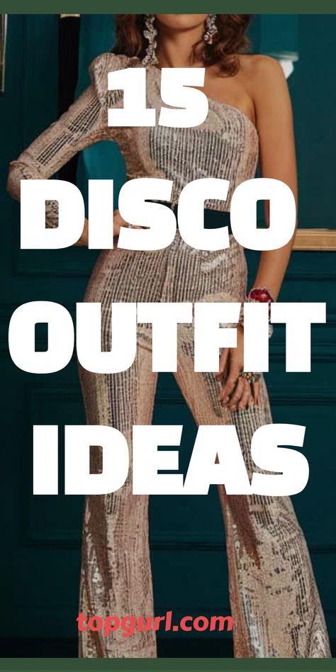 15 Dazzling Disco Outfits for Your Inner Dancing Queen. Disco Party Ideas Outfit, Disco Ideas Outfit, 70s Disco Party Outfit Costume Ideas Plus Size, Disco Dresscode, Disco Fringe Outfit, 70s Disco Outfits Women, Seventies Disco Fashion, Tina Turner 70s Outfits, Disco Fancy Dress Ideas