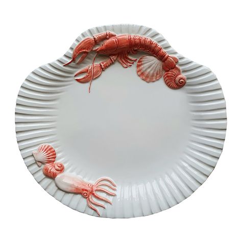 Crab Pot, Lobster Design, Chefs Plate, Table Wear, Funny Items, Shell Collection, Functional Pottery, Sea Theme, Product Ideas