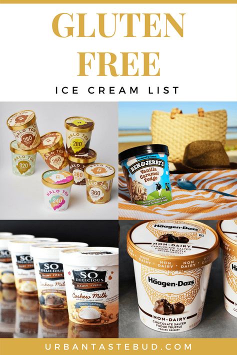 Gluten Free Ice Cream List (Brands and Flavors) Gluten Free List, Menu Sans Gluten, Gluten Free Info, Gluten Free Shopping, Gluten Free Ice Cream, Gluten Free Menu, Recipe Cookbook, Gluten Free Living, Gluten Free Sweets