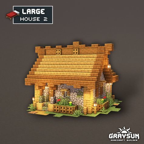 Cute Small Village Houses Minecraft, Minecraft Plains Village Ideas, Plains Village Revamp Minecraft, Minecraft Village Remodel, Minecraft Plains Biome House, Small Village House Minecraft, Minecraft Plains Village, Minecraft Village Revamp, Village House Design Minecraft