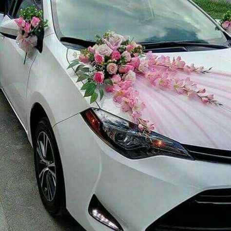 Wedding Car Deco, Bridal Car, Wedding Car Decorations, Car Deco, Wedding Pakistani, Dream Wedding Decorations, Desi Wedding Decor, Wedding Backdrop Design, Wedding Design Decoration