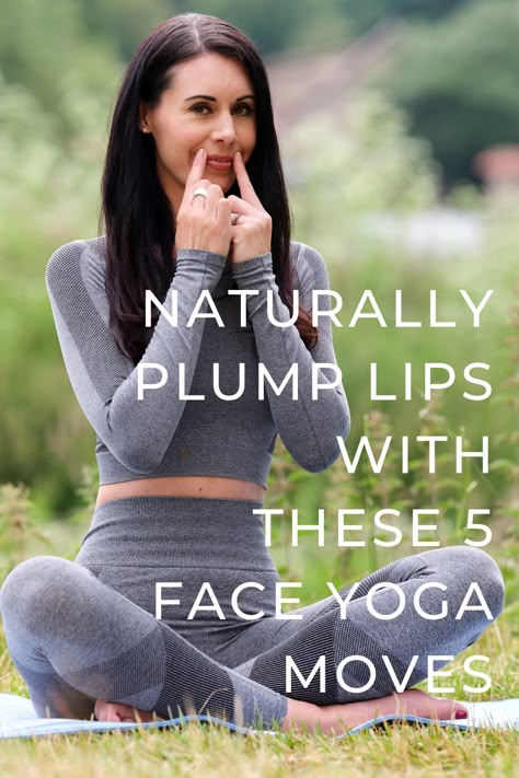 Today I am sharing with you some of my favourite moves for naturally plumping and firming the lip area. You can follow along with these moves using my YouTube video below. Face Yoga For Lip Lines, Face Yoga For Plump Lips, Facial Exercises For Jowls, Naturally Plump Lips, Sagging Skin Face, Exercise Face, Face Lift Exercises, Facial Exercise, Chin Exercises