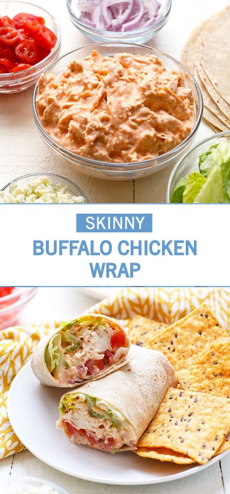 Buffalo Chicken Wraps Healthy, Roti Wrap, Singapore Chicken, Weight Watchers Lunch, Chicken Queso, Low Calorie Wraps, Shawarma Wrap, Buffalo Chicken Wrap, Chicken Roti