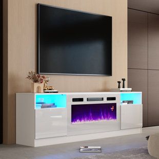 Media Entertainment Center, Fireplace Entertainment Center, Fireplace Entertainment, Electric Fireplace Tv Stand, Entertainment Stand, Fireplace Tv Stand, Matte Texture, Modern Fireplace, Traditional Modern