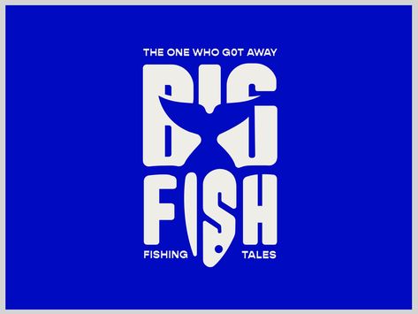 Web Design Typography, Fish Tales, Proposal Design, Catch Of The Day, Fish Graphic, Campaign Logo, Logo Design Ideas, Fish Logo, Industry Logo