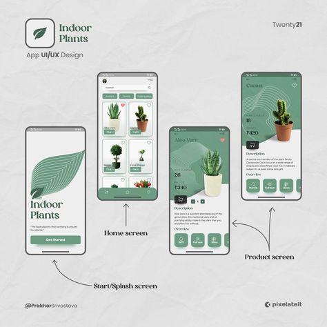 Social App Design, Mobile App Ui Design, Software Ui Design, App Ui Ux Design, Ux Design Mobile, Plant App, Ux App Design, Mobile App Design Inspiration, App Interface Design