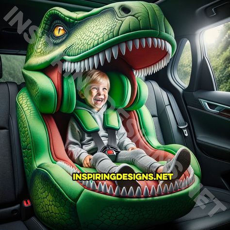 These Dinosaur Shaped Car Seats Will Make Your Kids Love Car Rides! Kids Car Seat, Cottage Bedroom Decor, Peppa Pig Birthday Cake, Dinosaur Car, Pokemon Room, Pig Birthday Cakes, Peppa Pig Birthday, Child Car Seat, Car Rides