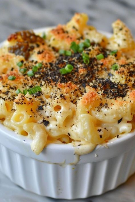 Truffle Mac and Cheese is a delicious and nutritious choice for any mealtime! 🧀🍝 Made with creamy cheese, tender pasta, and luxurious truffle oil, this dish is a delightful blend of gourmet flavors and comforting textures. Quick to prepare and bursting with rich goodness, Truffle Mac and Cheese is perfect for a cozy lunch or a special dinner. Indulge in this vibrant twist on a classic favorite today! 😋🌿 #TruffleMacAndCheese #GourmetComfortFood #HealthyEating #RichFlavors Luxury Lunch Food, Gourmet Comfort Food, Luxury Lunch, Gourmet Mac And Cheese, Truffle Mac And Cheese, Lunch Food, Truffle Oil, Creamy Cheese, Special Dinner