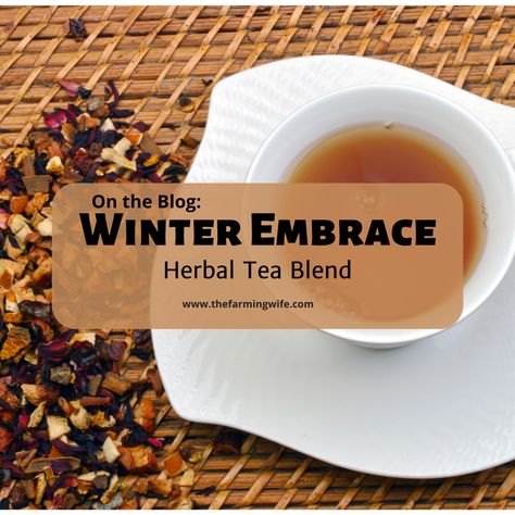 Today on the blog, New recipe alert! Winter Embrace Herbal Tea Blend. Tea Blends Recipes, Yeast Donuts, Making Donuts, Sooth Sore Throat, Herbal Teas Recipes, Winter Tea, Ginger And Cinnamon, Cinnamon Chips, Cold Symptoms