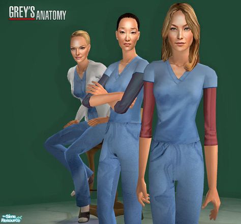 Jirka's Grey's Anatomy - Grey,Yang&Stevens Sims 4 Greys Anatomy, Grey Anatomy, Best Tv Shows, The Sims Resource, Sims Resource, Grey's Anatomy, Sims 2, Sims Cc, Best Tv