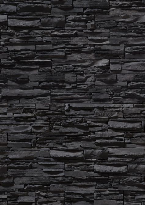 Ceiling Texture Types, Stone Wall Texture, Ceiling Texture, Stone Wallpaper, Brick Texture, Texture Wall, Black Brick, Mural Wall, Memo Boards