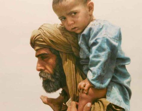 Iman Maleki, William Bouguereau, Art Of Painting, Great Beards, Realistic Paintings, Tehran, Painting Art Projects, A Child, Art Projects