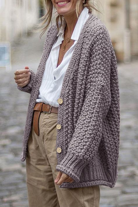 Oversized sweater cardigan