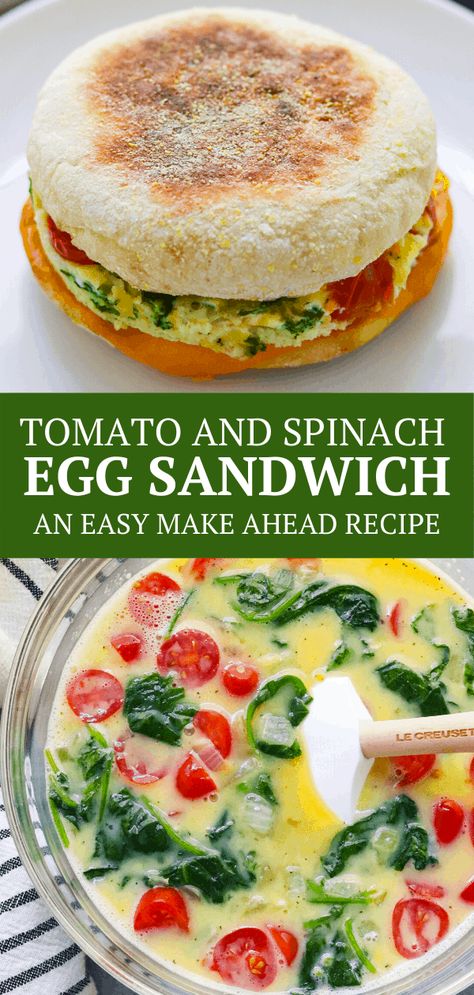 Healthy Breakfast Sandwich, Make Ahead Breakfast Sandwich, Egg Sandwich, Healthy Breakfast Recipes Easy, Breakfast Meal Prep, Breakfast Sandwich, Quesadillas, Breakfast Recipes Easy, Healthy Meal Prep