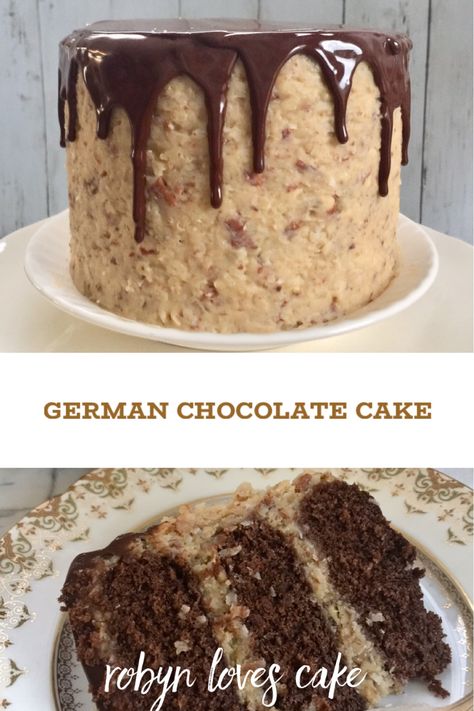 Cake Recipe Chocolate, German Chocolate Cake Recipe, Cake Beautiful, Coconut Pecan Frosting, Baking Cookbooks, Homemade Frosting, Birthday Cake Chocolate, German Chocolate Cake, Best Cake Recipes