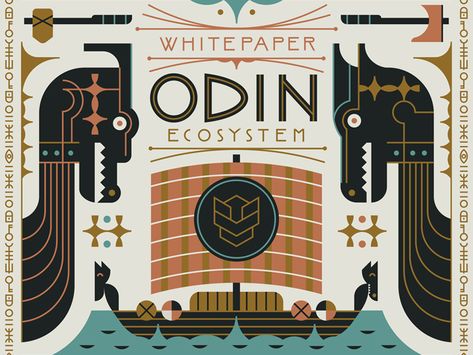 ODIN pattern hammer axe boat flat illustration vector nordic viking norse Nordic Design Graphic, Viking Graphic Design, Nordic Art Vikings, Vikings Illustration, Nordic Graphic Design, Viking Illustration, Vikings Design, Dribbble Illustration, Nordic Illustration