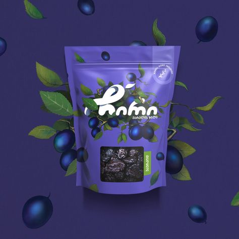 Types Of Plums, Fruit World, Illustration Packaging, Fruit Packaging, Candy Packaging, Packaging Designs, Creative Packaging, Creativity And Innovation, Dried Fruits