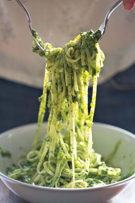 Basil and parsley pesto Basil And Parsley Pesto, Parsley Basil Pesto, Basil Parsley Pesto Recipe, Basil And Parsley Recipes, Fresh Pesto Recipe, Cottage Community, Italian Pesto, Parsley Recipes, Garden Party Recipes