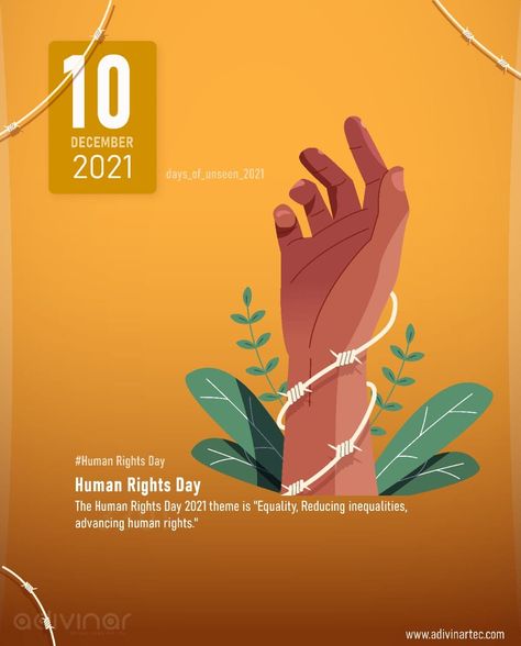 HUMAN RIGHTS DAY Thiruvanathapuram, Kerala #technologies #adivinar #adivinatec #adivinartechnologies #adivinartechnologiespvtltd #humanrightsday #daysofunseen2021 #india #world #international #trivandrum #thiruvananthapuram #kerala #humanrightsday #HumanRightsDay2021 #humanrightsdayrsa #humanrightsdays #humanrightsday2020🇿🇦 #humanrightsday2017 #humanrightsdayeveryday #humanrightsday2016 #humanrightsday2018🇿🇦 #humanrightsday #humanrightsdaysa #humanrightsday2020🇮🇳 #humanrightsdayquo Human Rights Day Poster, International Human Solidarity Day, World Human Rights Day, International Human Rights Day, Human Rights Day, Education Banner, World Population, Creative Posters, Media Design