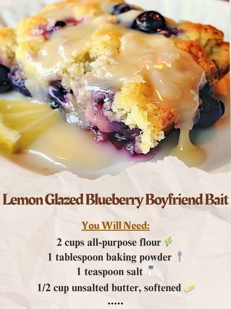 Blueberry Boyfriend Bait, Boyfriend Bait, Blueberry Cake, Lemon Recipes, Yummy Recipes, Sweet Tooth, Lemon, Chef, Yummy Food