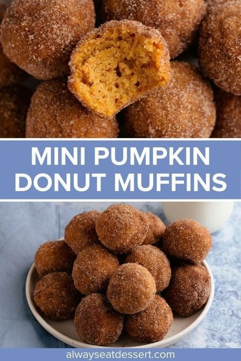 Bring the flavors of fall to your kitchen with these pumpkin spice donut muffins! Using real pumpkin puree and pumpkin pie spices, these mini baked delights are moist, fluffy, and irresistible. Perfect for cozy mornings or a festive snack. Pumpkin Donut Muffins, Homemade Doughnut Recipe, Pumpkin Donut, Homemade Doughnuts, Fried Donuts, Pumpkin Spice Donut, Moist Muffins, Donut Muffins, Spice Muffins