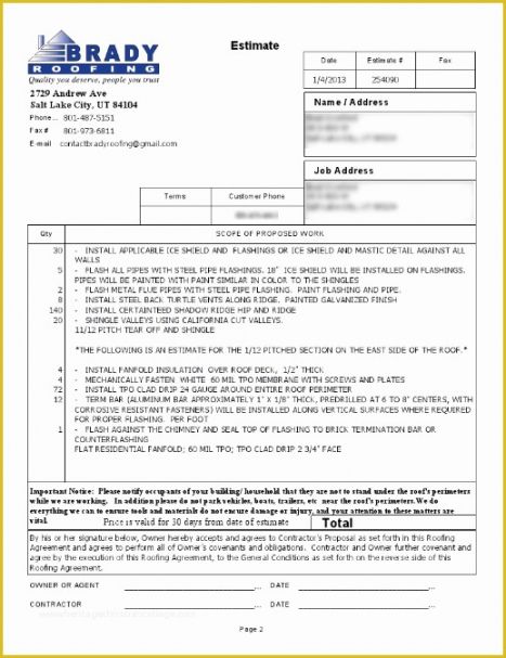 Example of editable free roofing estimate template of roofing contract template metal roofing estimate template doc. Metal roofing estimate template, Project estimation is now the most significant process in the job development. Software project estimation is an age ... Roofing Contract, Roofing Estimate, Quotation Format, Estimate Template, Rental Agreement Templates, Construction Contract, Business Proposal Template, Residential Roofing, Construction Jobs