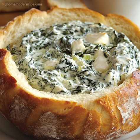 Spinach Dip With Water Chestnuts Recipe, Lipton Noodle Soup, Spinach Dip Bread Bowl, Best Spinach Dip, Knorr Spinach Dip, Knorr Recipes, Creamy Spinach Dip, Chestnut Recipes, Leek Soup