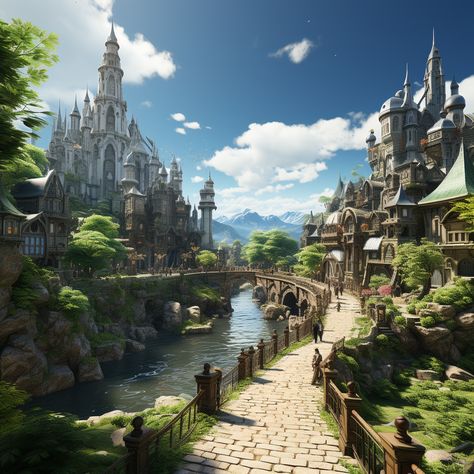 Wattpad Background, Dungeon Master Screen, Fantasy Town, Location Inspiration, Fantasy Forest, Fantasy City, Fantasy Castle, Fantasy Places, Fantasy Art Landscapes