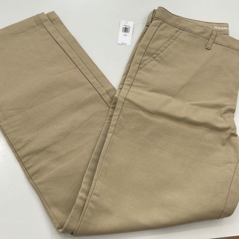 Nwt Old Navy Straight Leg Khaki Pants Built-In Flex Boy's 18 Plus School Uniform Tan Boy's 18 Plus This Item Is New With Tags. School Pants, Straight Leg Khakis, Chambray Romper, Old Navy Kids, Toddler Pants, Camo Girl, Linen Romper, Navy And Khaki, Denim Joggers