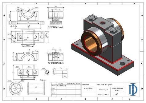 AII Mechanical Assembly Drawings, Fusion 360 Design, Solidworks Drawings Assembly, Machine Design Sketch, Solidworks Projects, Mechanical Engineering Logo, Solidworks Drawings, Sheet Metal Drawing, Mechanical Engineering Projects