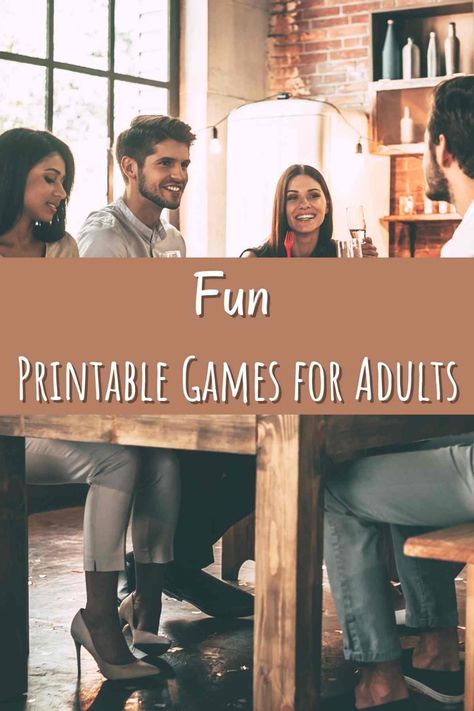 Picture Games For Adults, Games To Play At Restaurants For Adults, Introduction Games For Adults, Pen And Paper Games For Adults, Printable Games For Adults Free, Easy Group Games For Adults, Sit Down Games For Adults, Pictionary Ideas For Adults, Paper Games For Adults